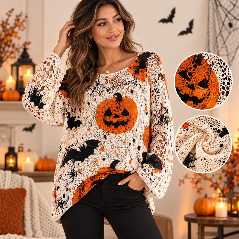 Viral Pumpkin Patch Sweater